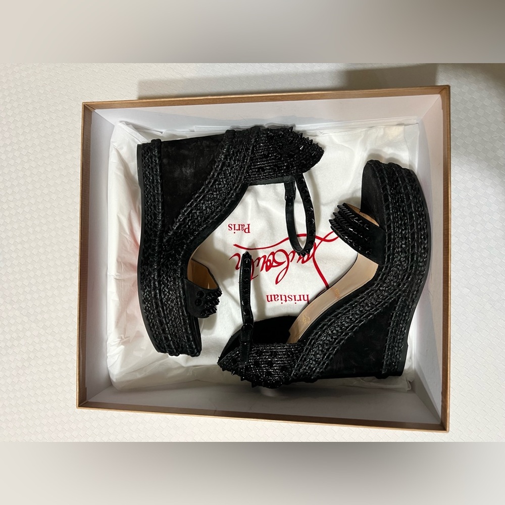 Christian Louboutin “Mad Monica” Wedges